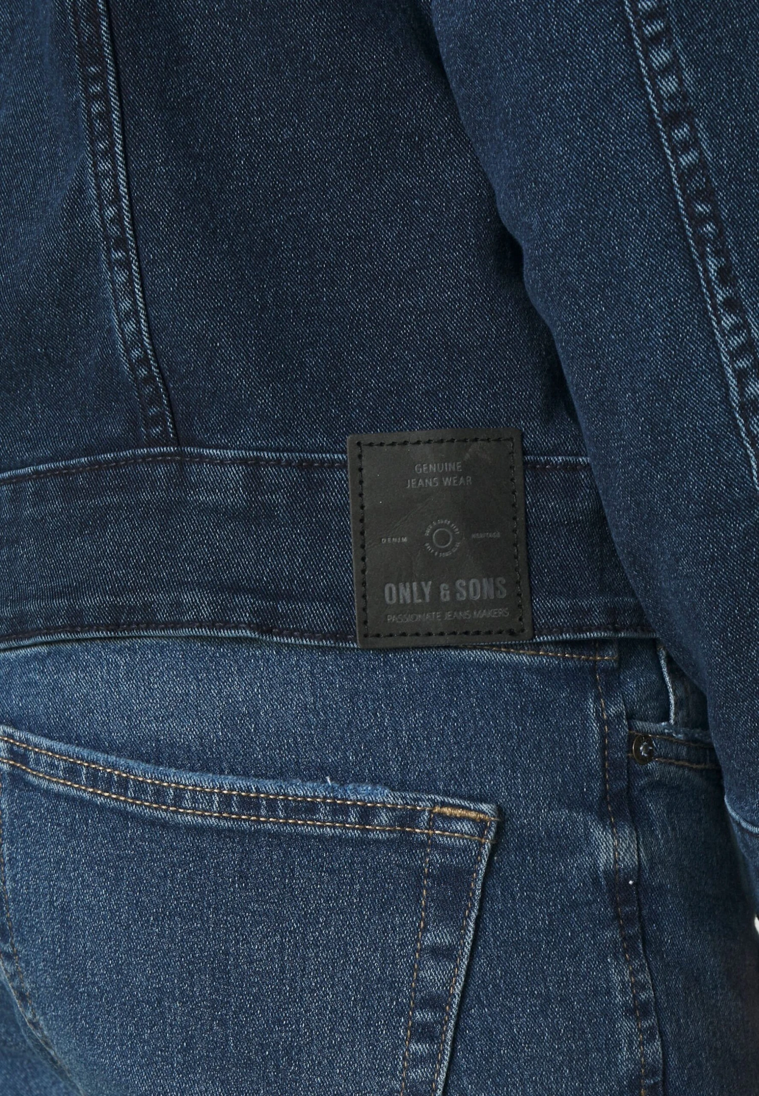 Only & Sons Onscome Life Truckerd- Spijkerjas - Blue Denim 9 Only & Sons Onscome Life Truckerd- Spijkerjas - Blue Denim - Afbeelding 7
