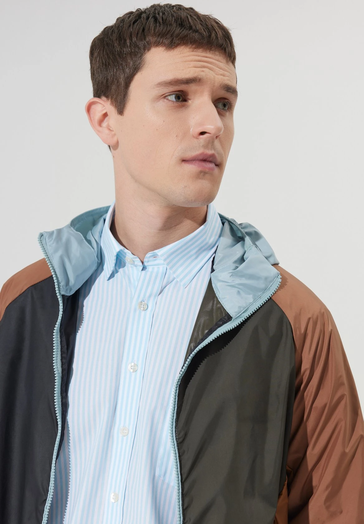 Standard Fit Figured - Jas - Khaki/Blue 5 Standard Fit Figured - Jas - Khaki/Blue - Afbeelding 3