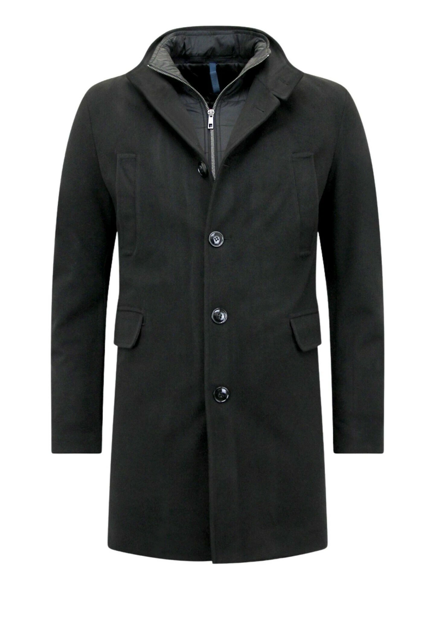 Mantel - Zwart 3 Mantel - Zwart