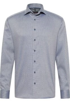 Eterna Dobbydesign Modern Fit - Zakelijk Overhemd - Mittelblau -Jack and Jones Verkoopwinkel 1291b46b553e4634a5e1cc232774e5ce