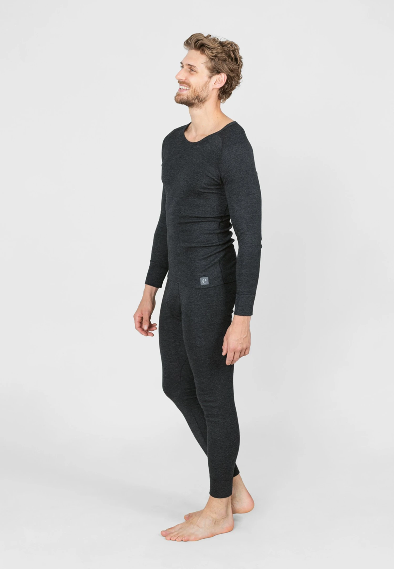 Jakob Thermo - Hemd - Schwarz Melange 4 Jakob Thermo - Hemd - Schwarz Melange - Afbeelding 2