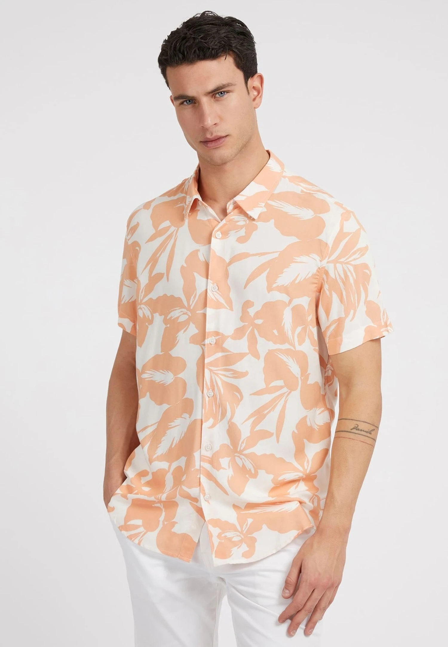 Guess Mit Allover Print - Overhemd - Rosa Multi 3 Guess Mit Allover Print - Overhemd - Rosa Multi