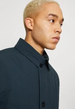 ESPRIT Longmac - Trenchcoat - Petrol Blue -Jack and Jones Verkoopwinkel 14302cb504ae4391844c05ba7c3a8cb0