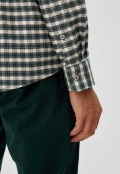 S.Oliver Geruit - Overhemd - Olivgrün -Jack and Jones Verkoopwinkel 144ecb00ba0f4cb584431266e974cdb1