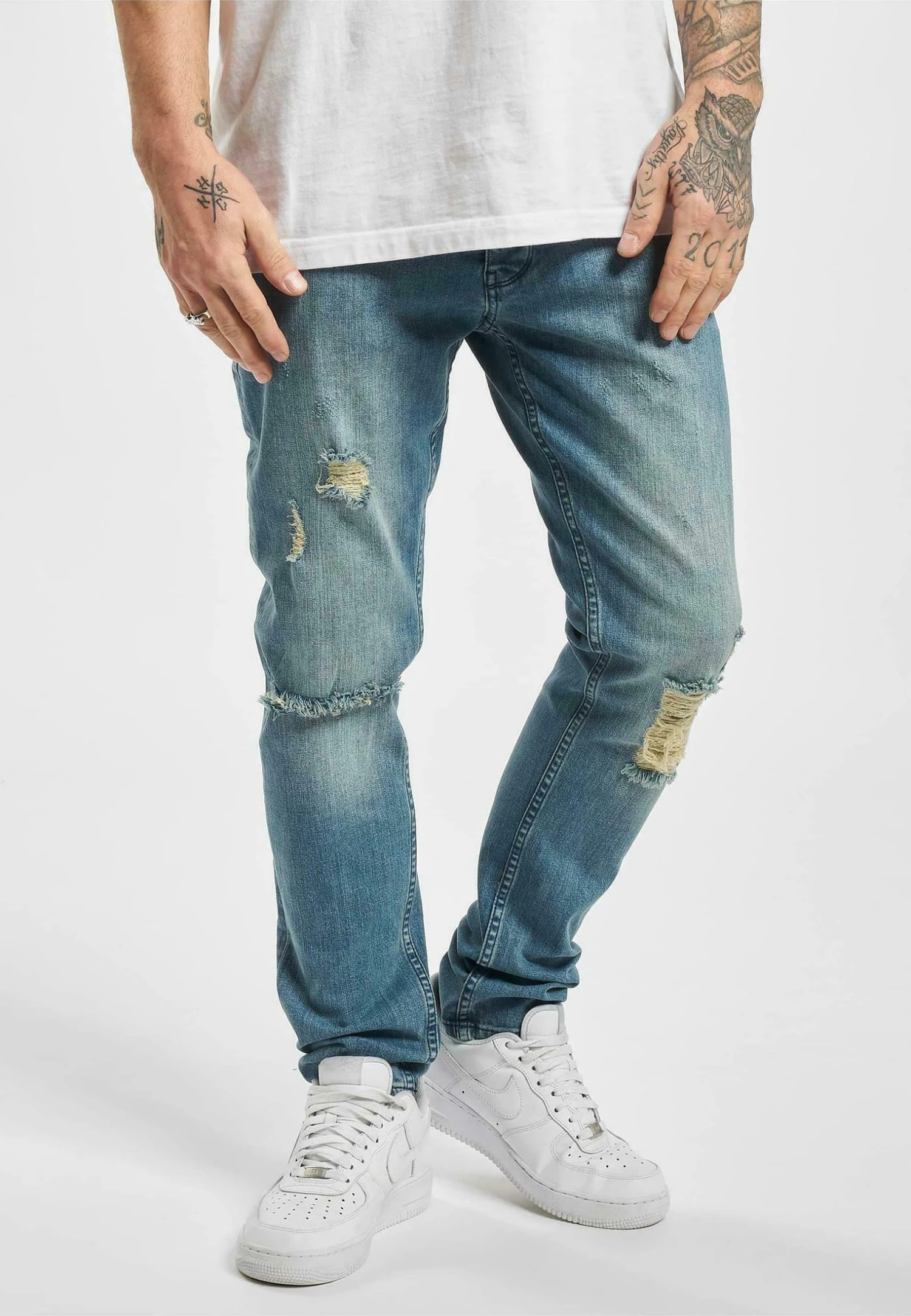 DEF Castor- Straight Leg Jeans - Blue 3 DEF Castor- Straight Leg Jeans - Blue