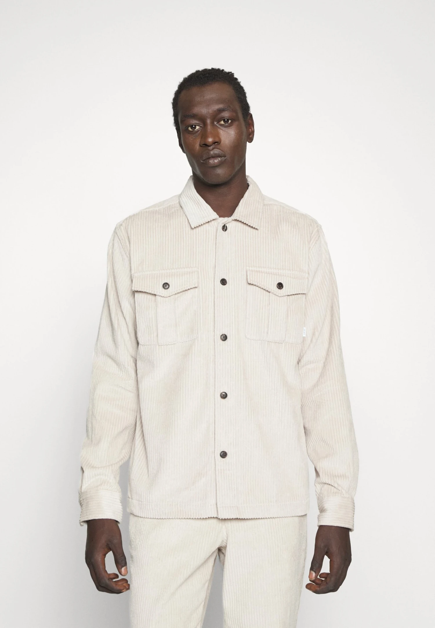 Les Deux Kelvin Heavy Hybrid - Overhemd - Dark Sand 3 Les Deux Kelvin Heavy Hybrid - Overhemd - Dark Sand