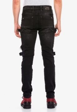 Cipo & Baxx Straight Leg Jeans - Black 11 Cipo & Baxx Straight Leg Jeans - Black -Jack and Jones Verkoopwinkel 155c7140c2d9438c8a03d178e0e81bec