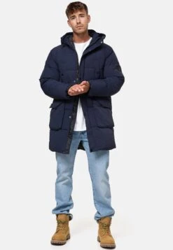 Indicode Jeans Dexter - Winterjas - Navy -Jack and Jones Verkoopwinkel 15e43fce298e4c03a76d827be9048b2f