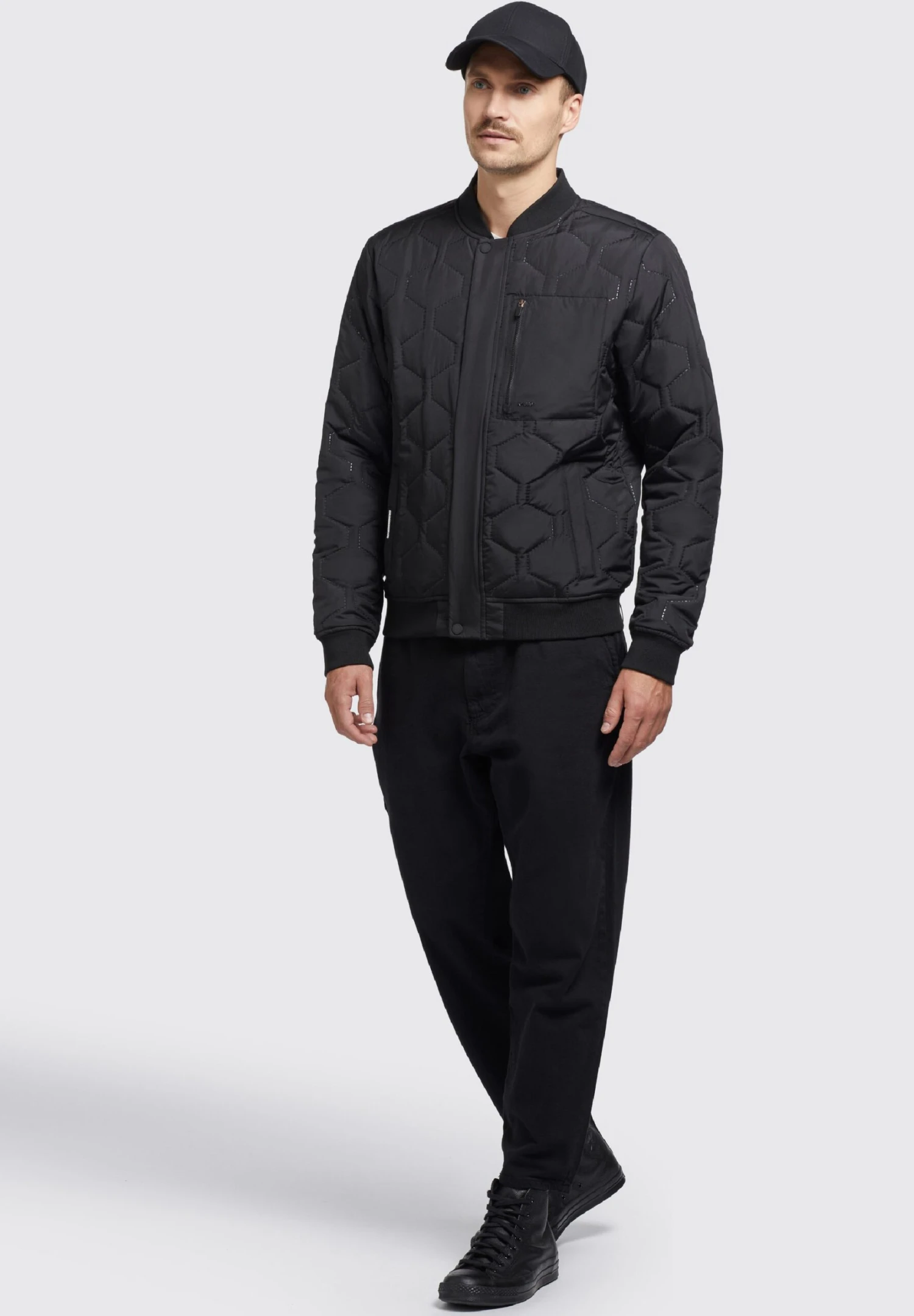 Khujo Carlson - Jas - Schwarz 4 Khujo Carlson - Jas - Schwarz - Afbeelding 2