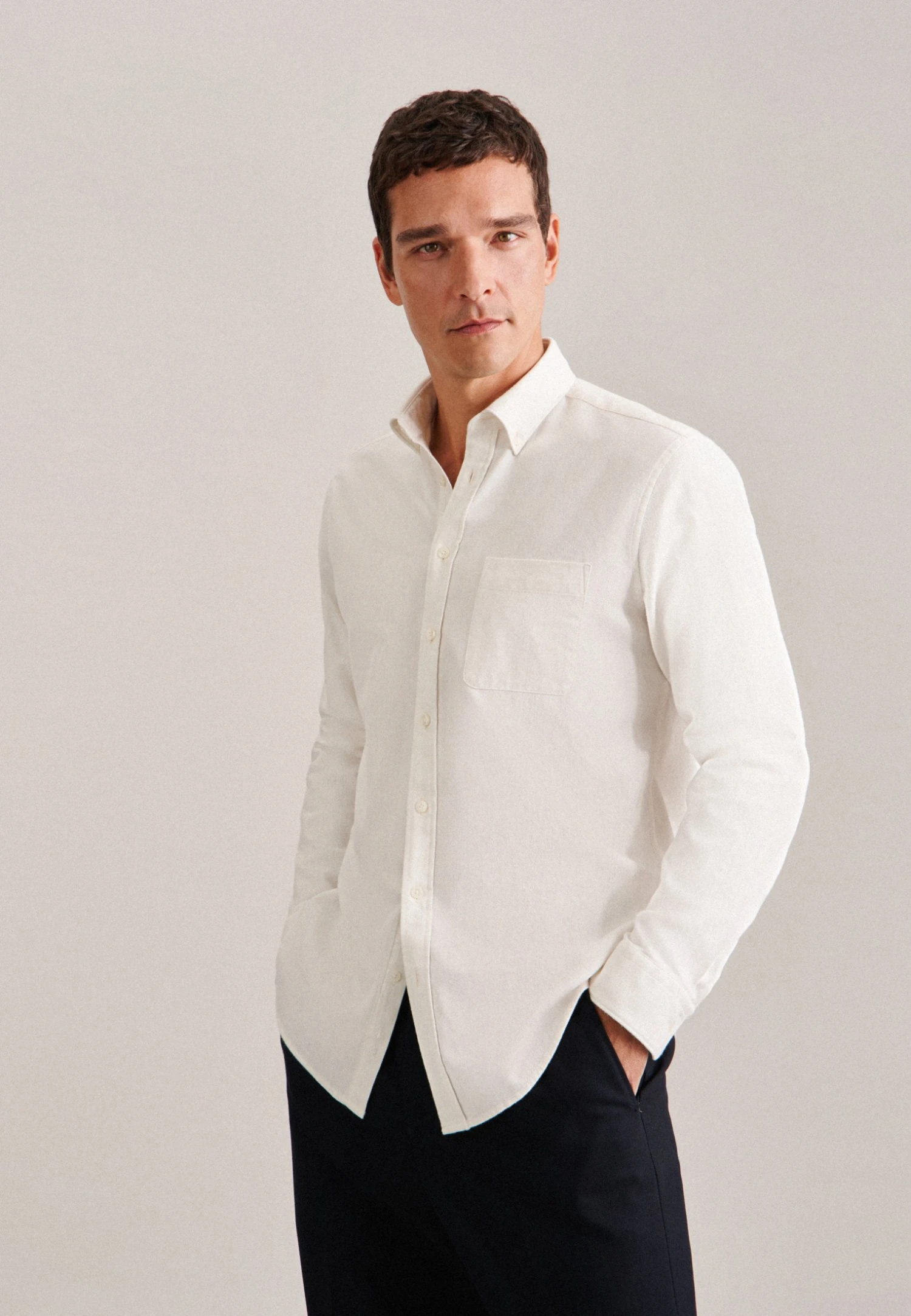 Seidensticker Casual - Overhemd - Ecru 3 Seidensticker Casual - Overhemd - Ecru