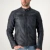 Mason - Leren Jas - Antra Gray -Jack and Jones Verkoopwinkel 1680a654526c4374aca6be30fa917599