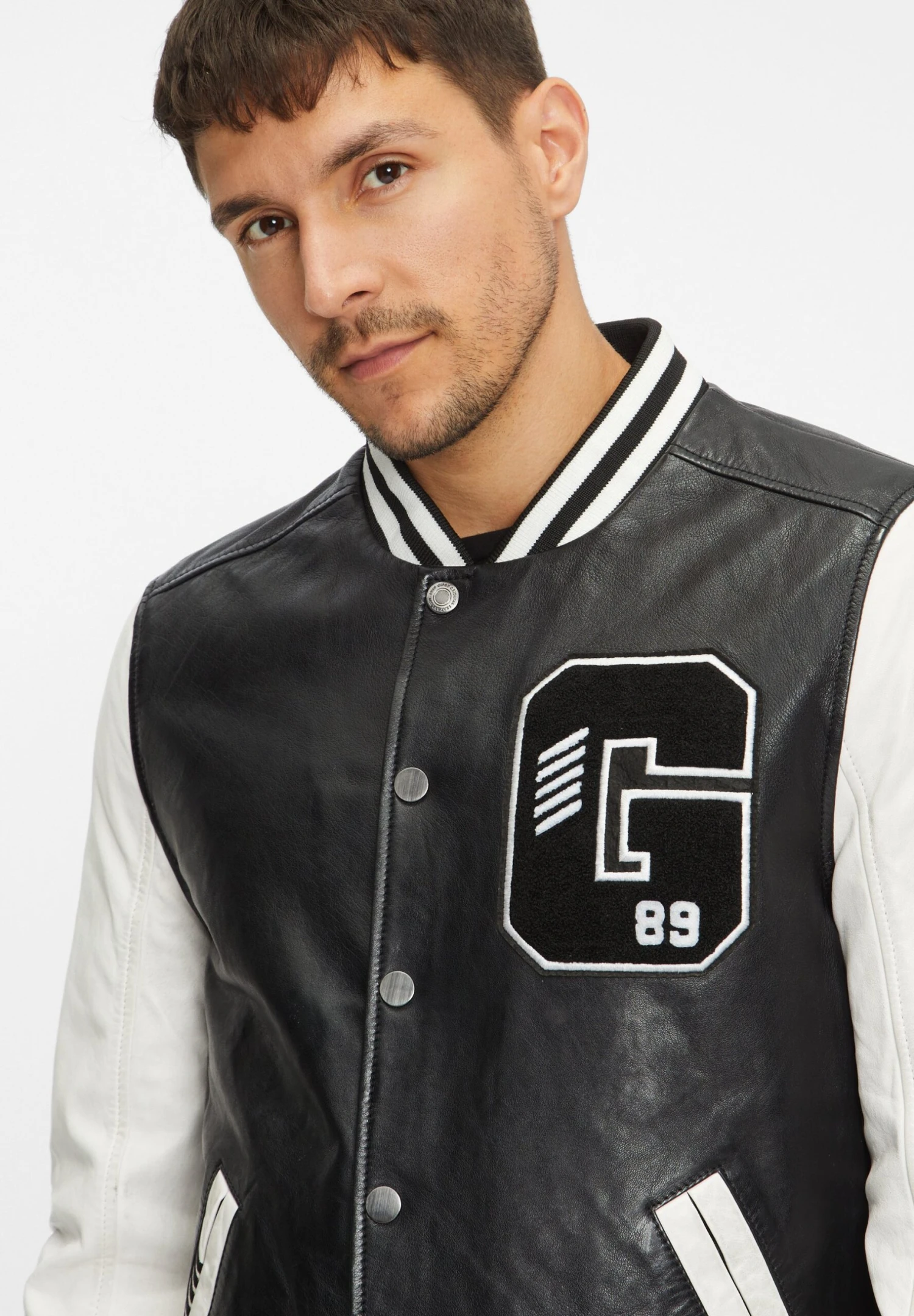 GIPSY Gmbluno Laorv - Bomberjacks - Black/White 6 GIPSY Gmbluno Laorv - Bomberjacks - Black/White - Afbeelding 4