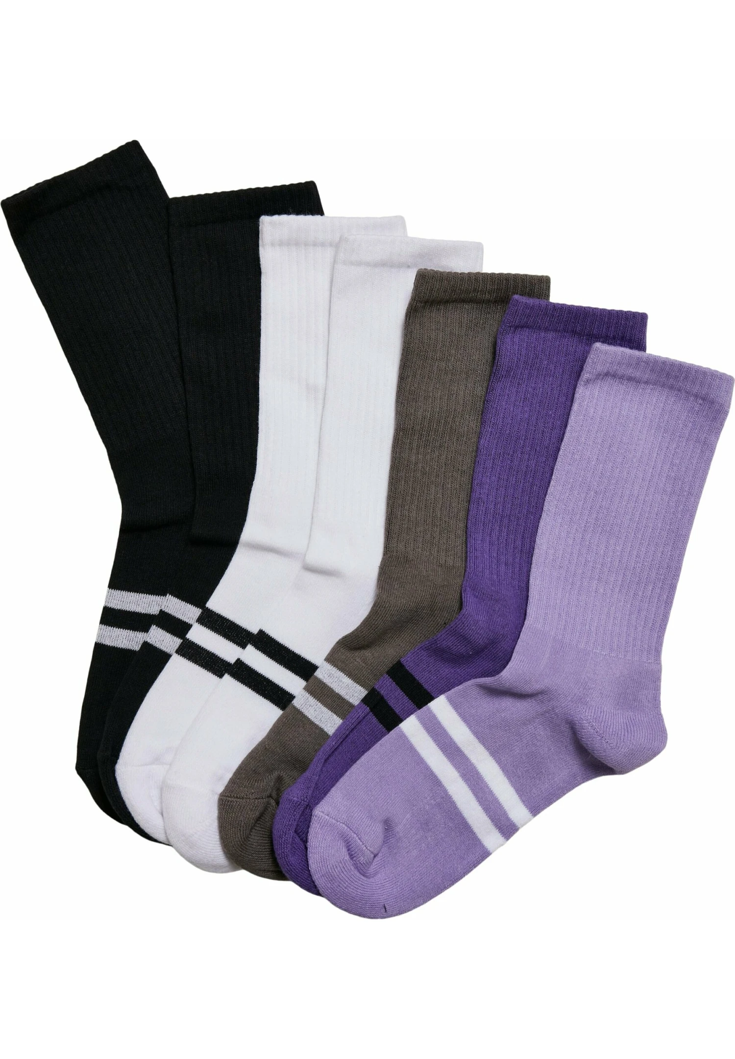 URBAN CLASSICS Double Stripes7-Pack - Sokken - Multicolor 3 URBAN CLASSICS Double Stripes7-Pack - Sokken - Multicolor