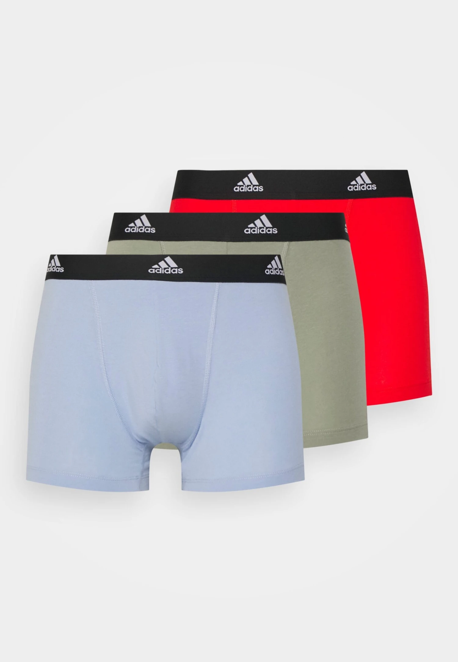 Adidas Sportswear Trunk 3 Pack - Onderbroeken - Oliv/Light Red/Light Blue 7 Adidas Sportswear Trunk 3 Pack - Onderbroeken - Oliv/Light Red/Light Blue - Afbeelding 5