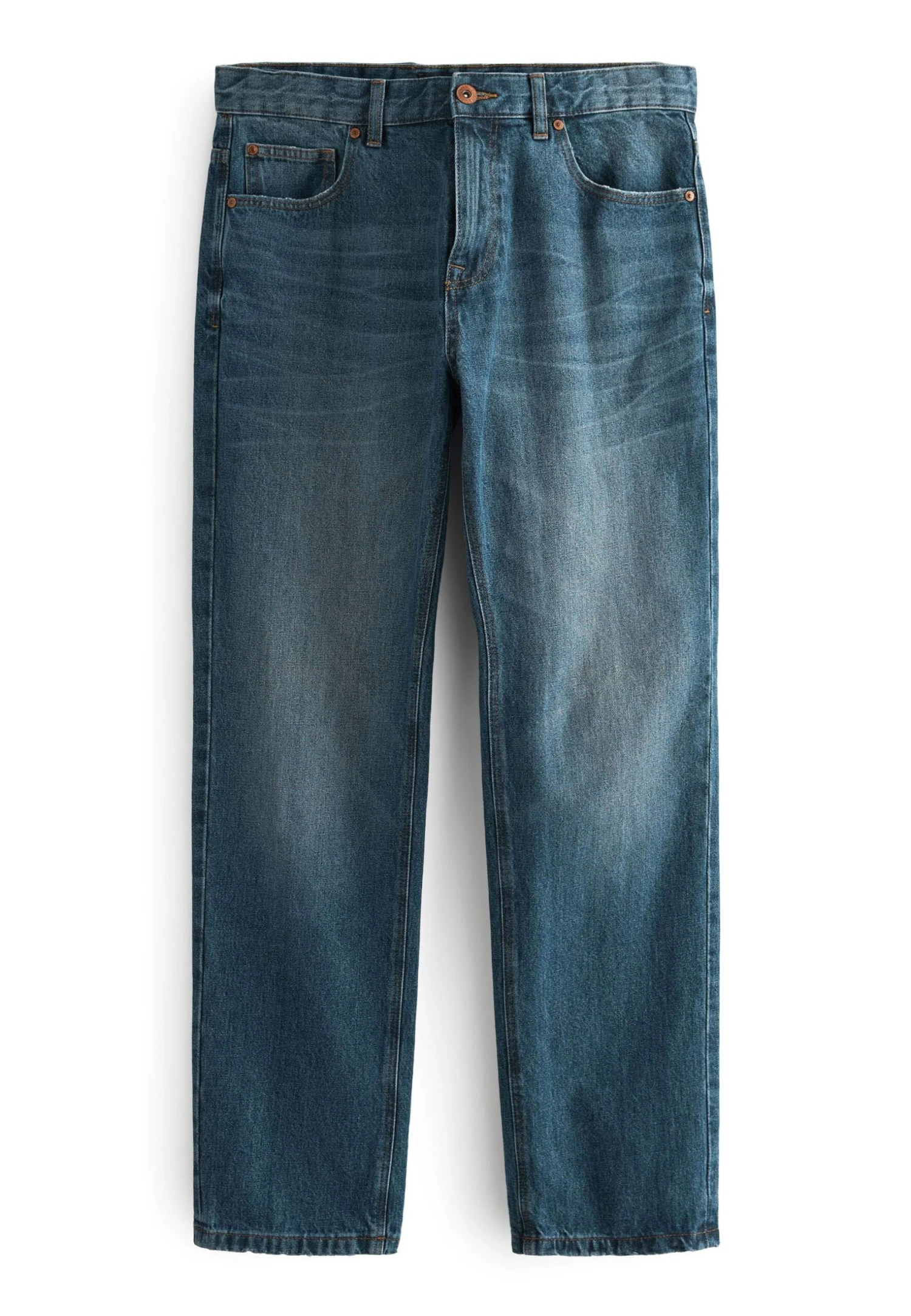 Next Essential Stretch - Straight Leg Jeans - Vintage Dark Blue 4 Next Essential Stretch - Straight Leg Jeans - Vintage Dark Blue - Afbeelding 2