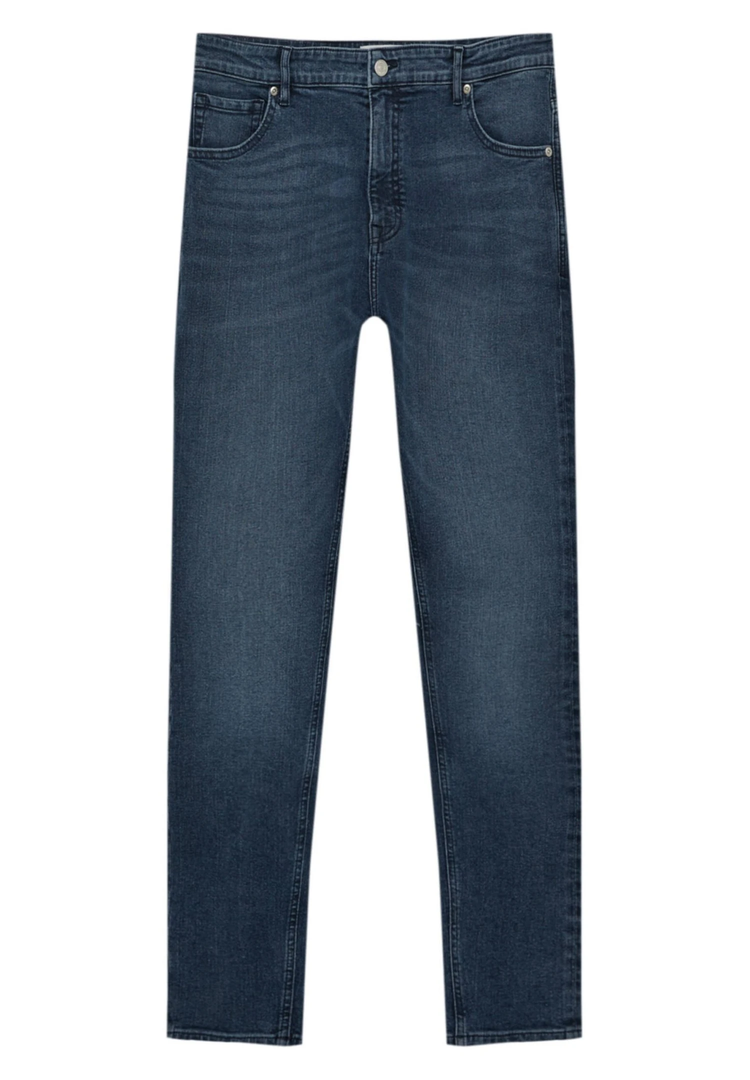 PULL & BEAR Basic - Slim Fit Jeans - Dark Blue 9 PULL & BEAR Basic - Slim Fit Jeans - Dark Blue - Afbeelding 7