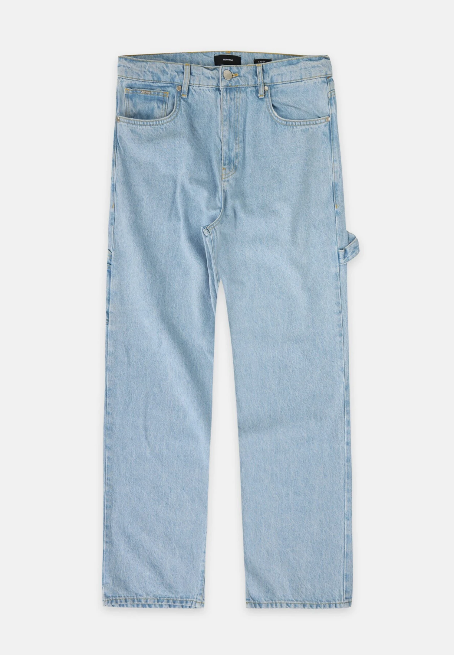 Baggy With Loop - Relaxed Fit Jeans - Vintage Blue 7 Baggy With Loop - Relaxed Fit Jeans - Vintage Blue - Afbeelding 5