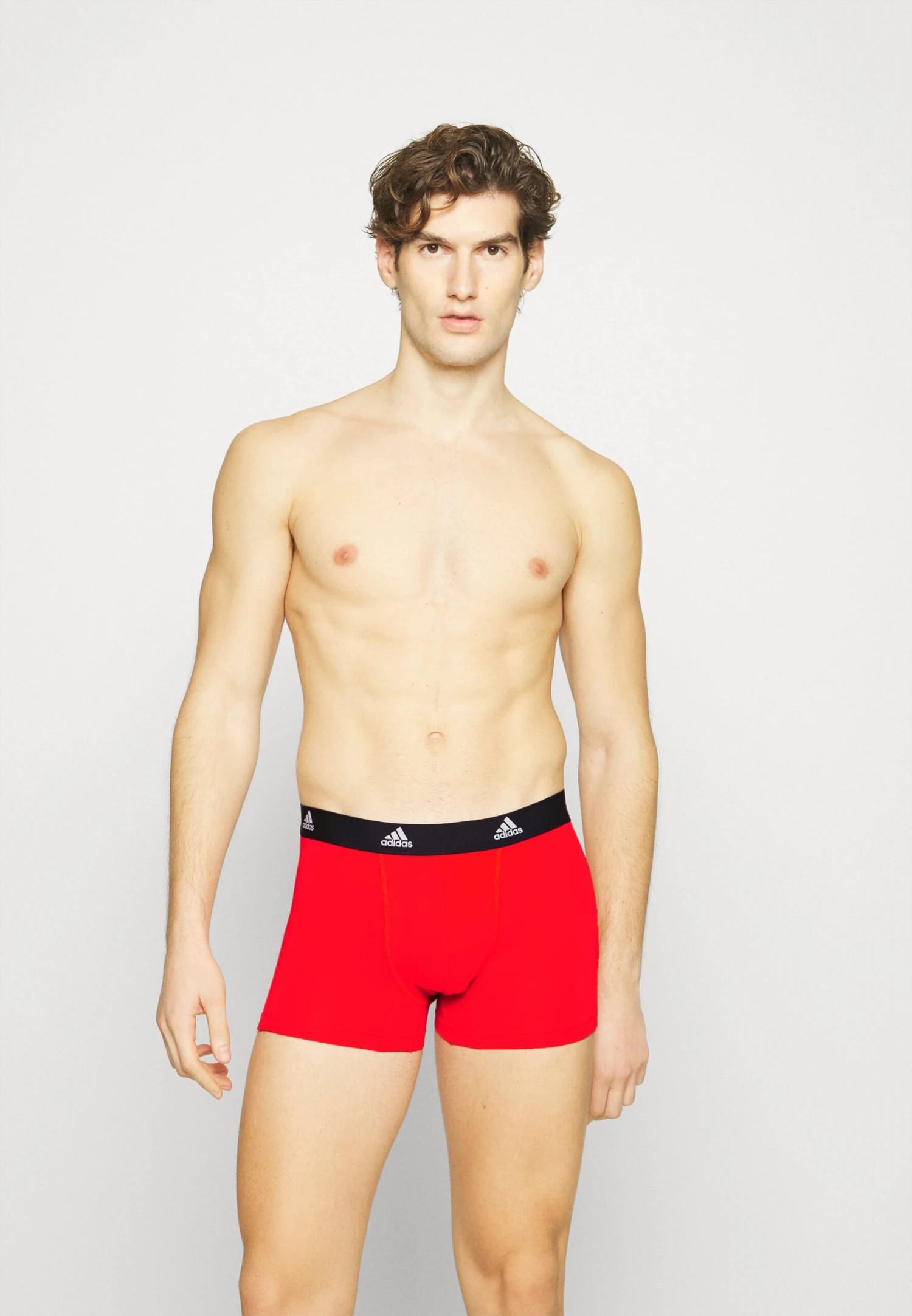 Adidas Sportswear Trunk 3 Pack - Onderbroeken - Oliv/Light Red/Light Blue 3 Adidas Sportswear Trunk 3 Pack - Onderbroeken - Oliv/Light Red/Light Blue