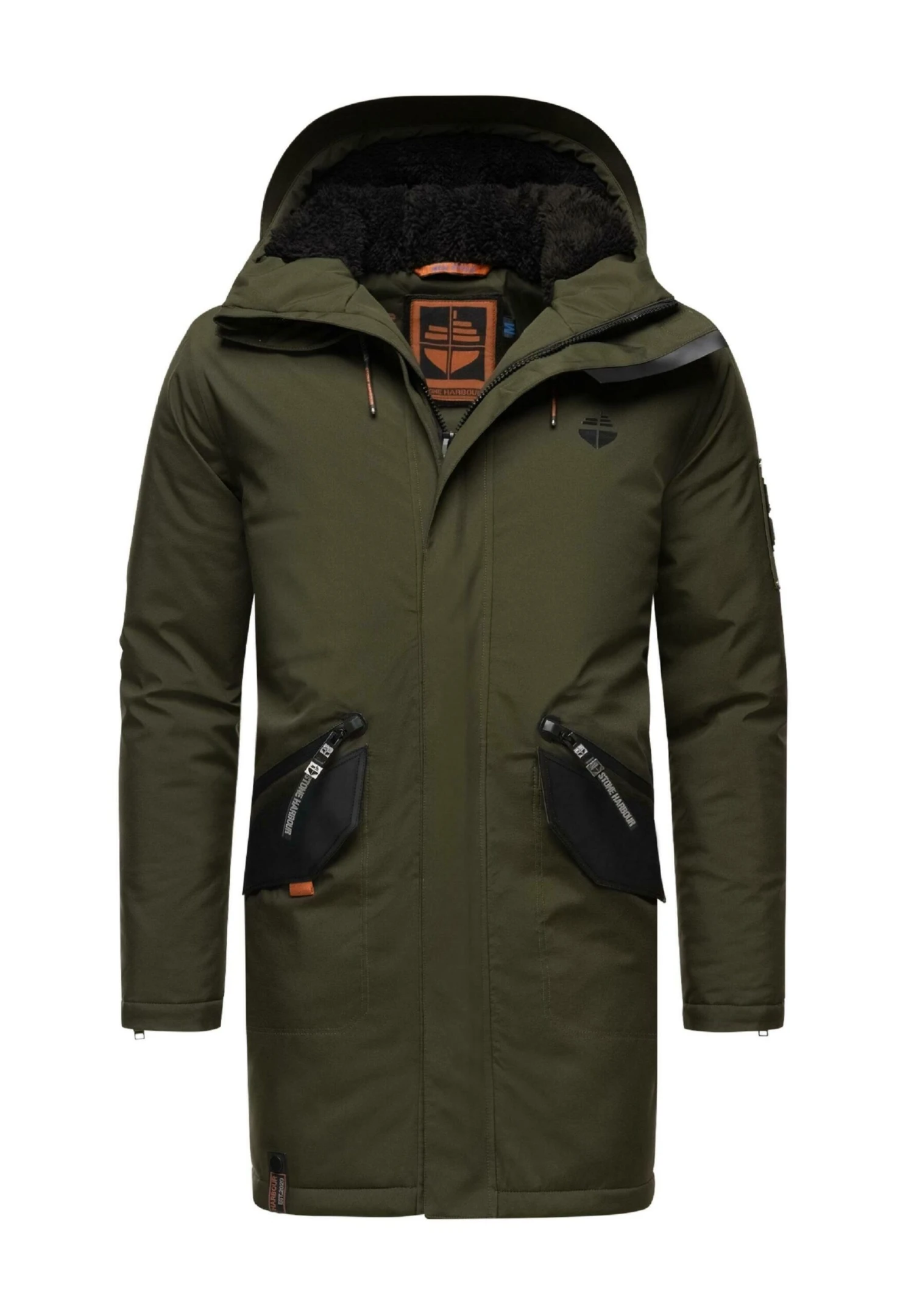 Winterjas - Olive 7 Winterjas - Olive - Afbeelding 5