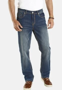 Tiefbundjeans Jani - Relaxed Fit Jeans - Blau