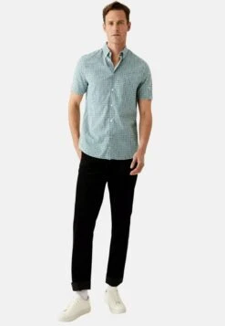 Marks & Spencer Gingham Check Oxford - Overhemd - Blue Mix -Jack and Jones Verkoopwinkel 19f4d710209e48748e425d4d7badde47