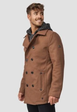 Indicode Jeans Halflange Jas - Camel -Jack and Jones Verkoopwinkel 1a01c61970574eea87d78fae58ec6272