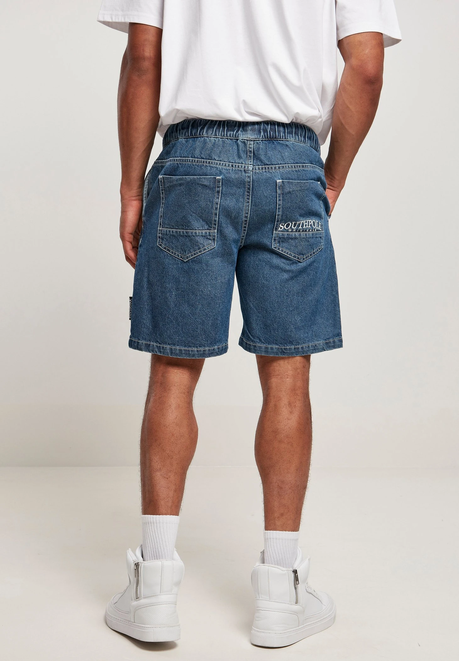 Southpole Jeansshort - Darkblue Washed 5 Southpole Jeansshort - Darkblue Washed - Afbeelding 3