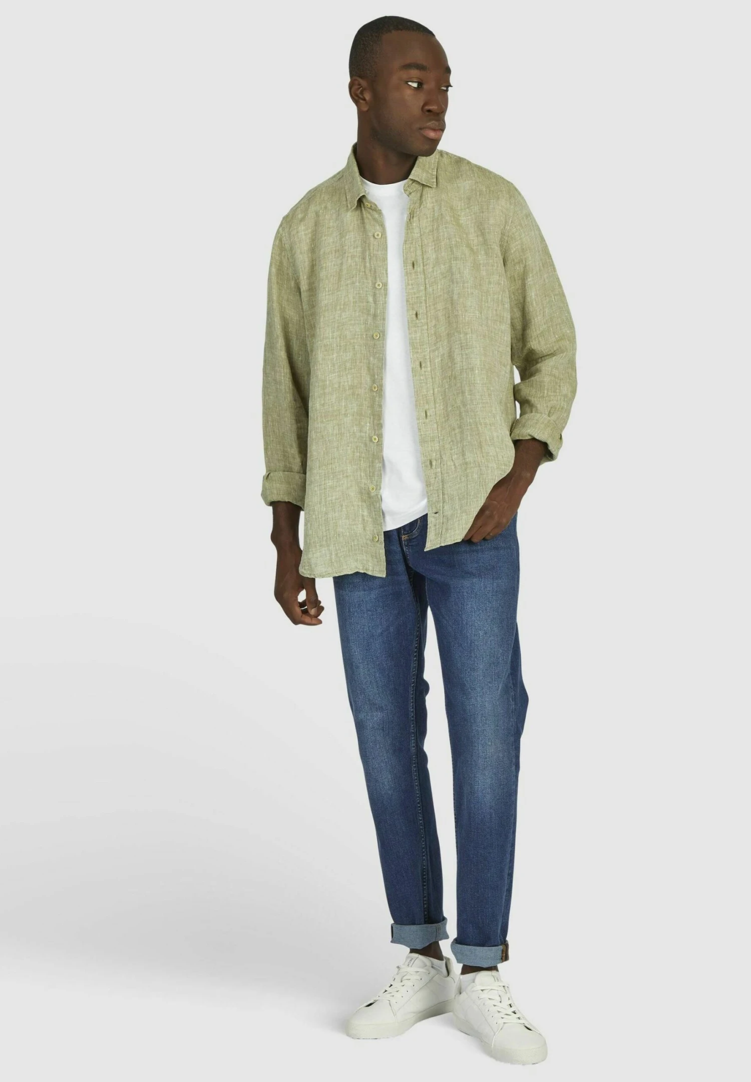 Daniel Hechter Leichtes- Overhemd - Grün 4 Daniel Hechter Leichtes- Overhemd - Grün - Afbeelding 2