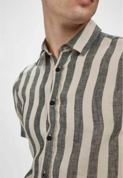 Gabba Seoul Big Stripes Ss - Overhemd - Beige Stripe -Jack and Jones Verkoopwinkel 1a9f855d4f2f484b87d92fa513070232