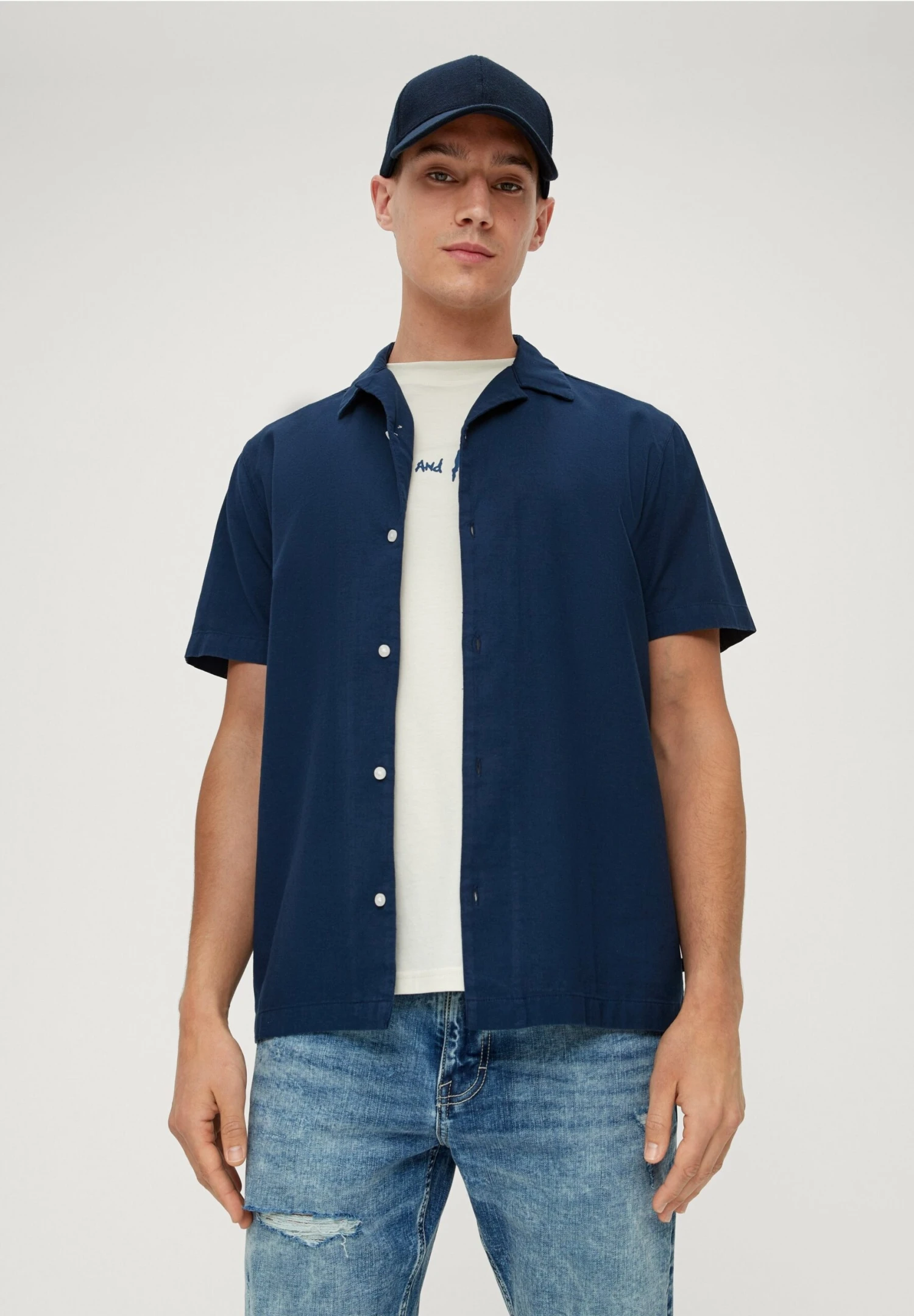 QS By S.Oliver Overhemd - Tiefblau 3 QS By S.Oliver Overhemd - Tiefblau