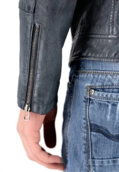 Mason - Leren Jas - Antra Gray -Jack and Jones Verkoopwinkel 1b0d173539e9445bbf8f2d8fa7032955