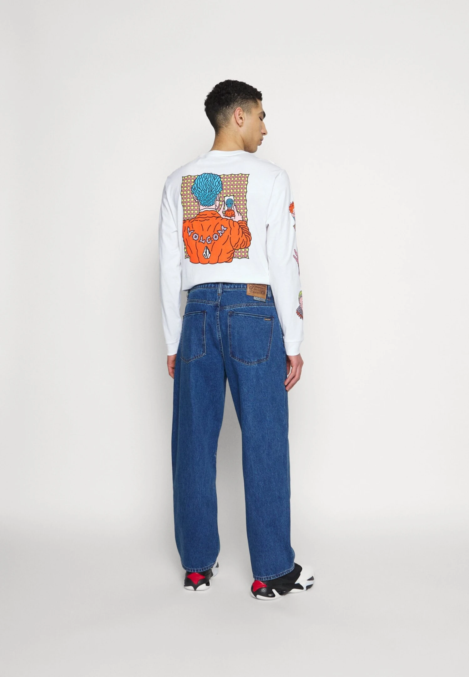 Volcom Billow - Relaxed Fit Jeans - Oliver Mid Blue 6 Volcom Billow - Relaxed Fit Jeans - Oliver Mid Blue - Afbeelding 4