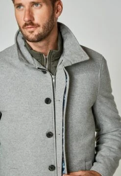 Next Signature Italian Rich With Removable Gile - Mantel - Light Grey -Jack and Jones Verkoopwinkel 1b427274b43542ad96c76eec9fa3dd94