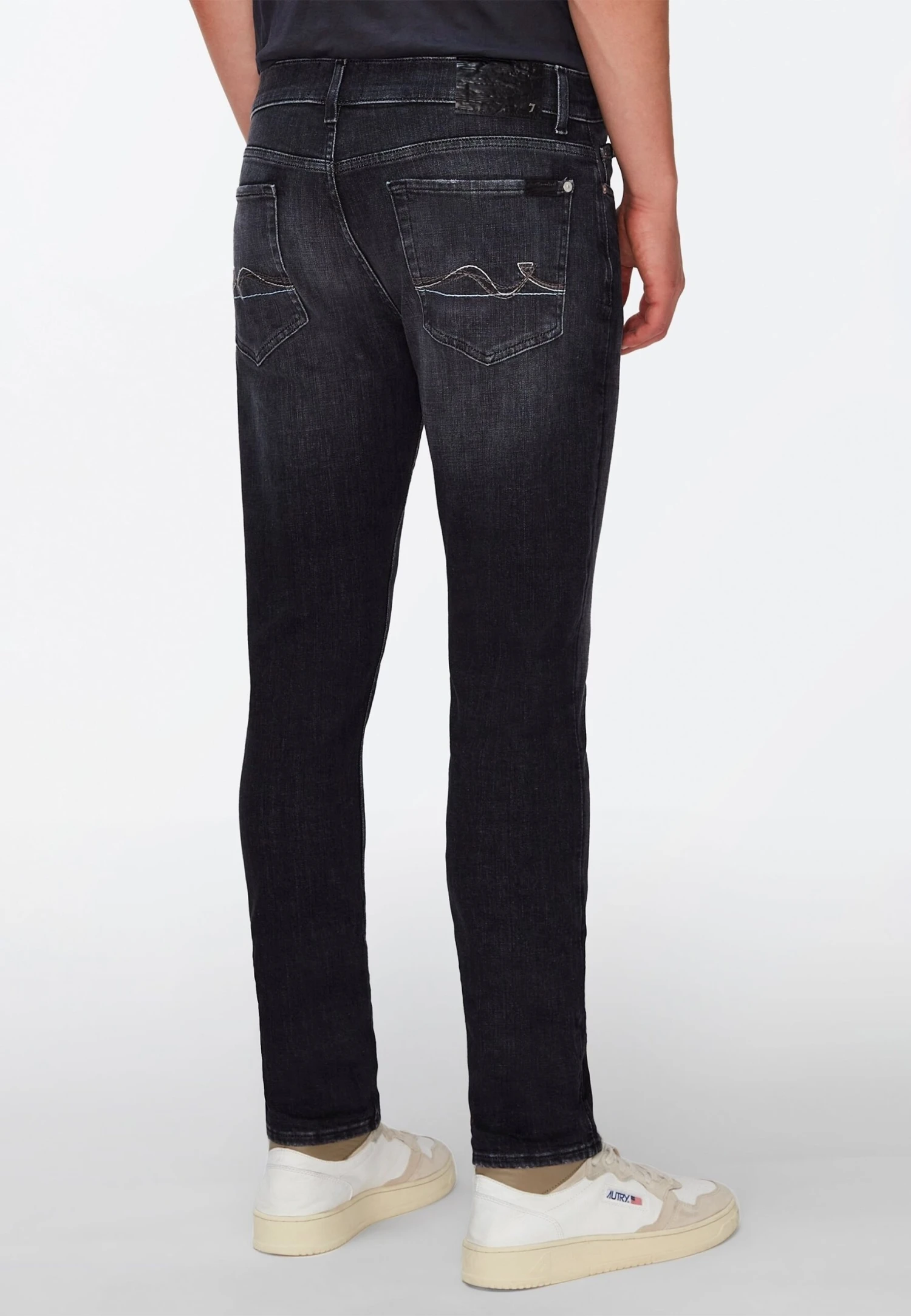 7 For All Mankind Paxtyn - Slim Fit Jeans - Black 5 7 For All Mankind Paxtyn - Slim Fit Jeans - Black - Afbeelding 3