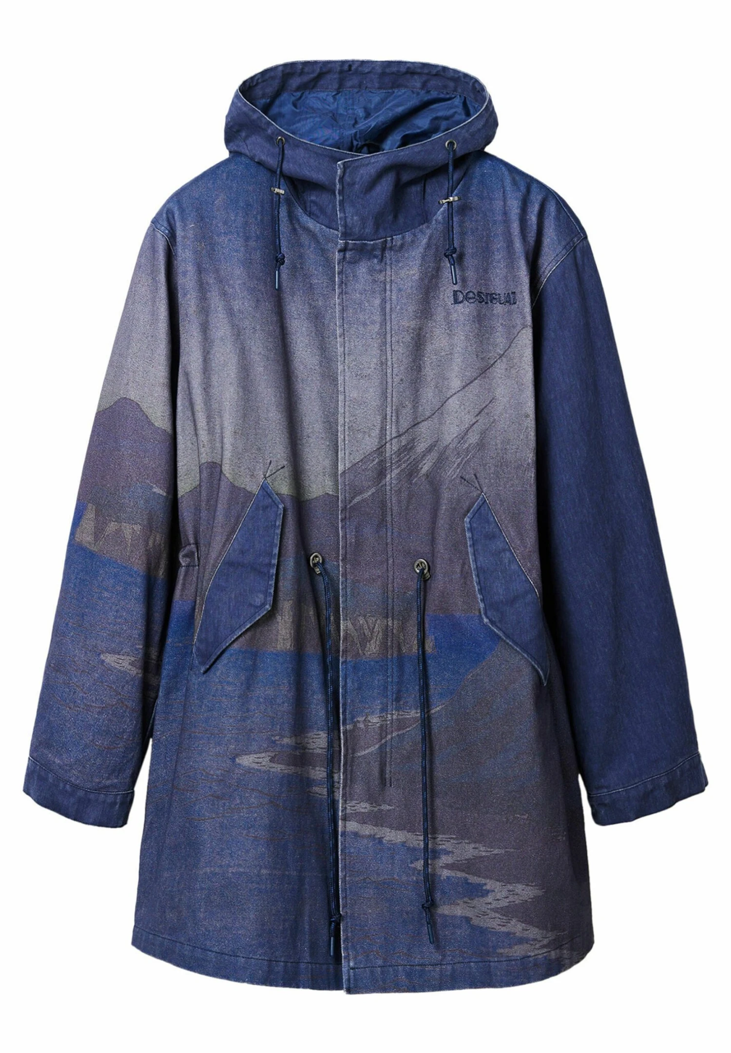 Desigual Detachable Padded - Parka - Blue 7 Desigual Detachable Padded - Parka - Blue - Afbeelding 5