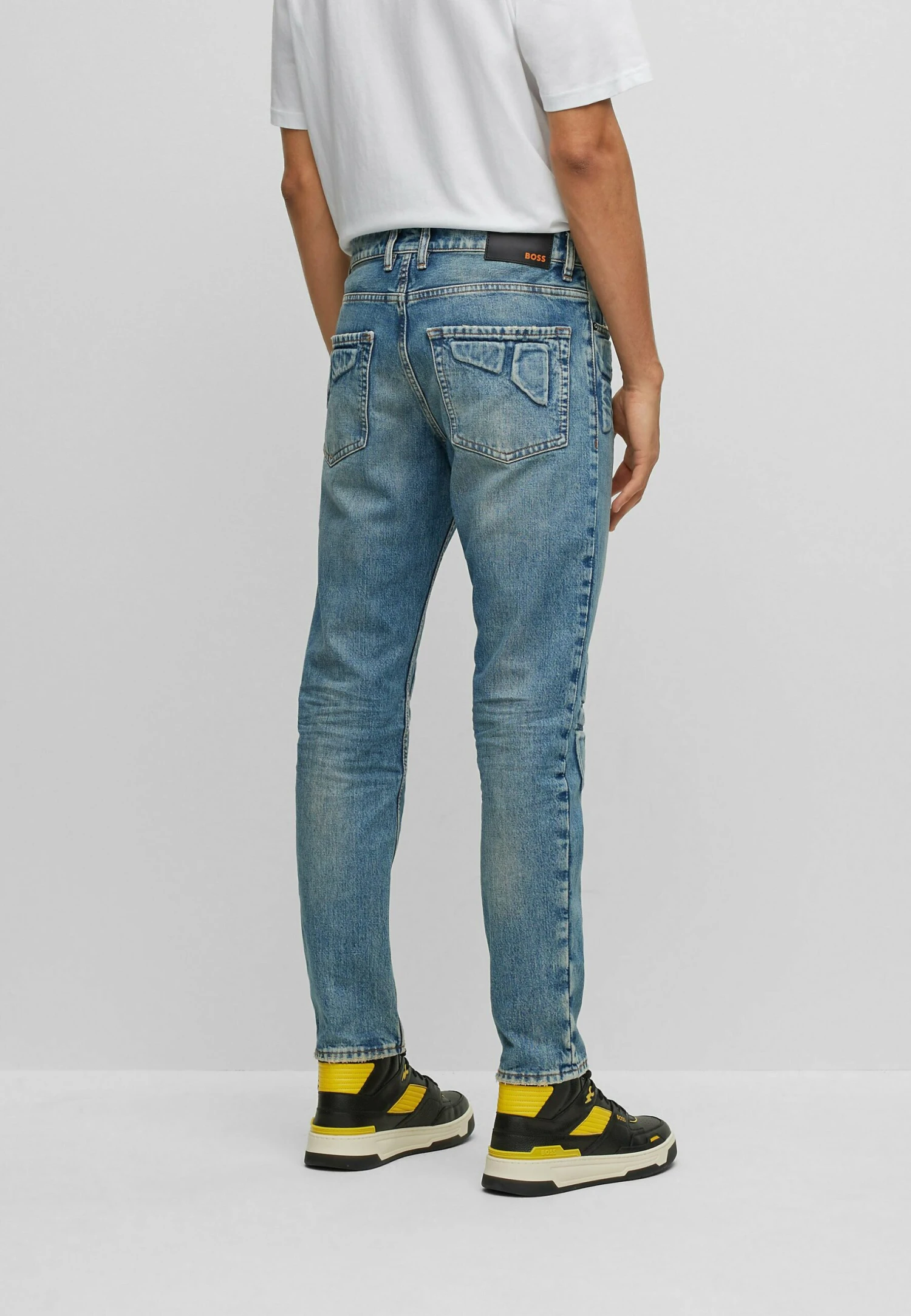 Boss Troy Biker Bc - Slim Fit Jeans - Turquoise Nine 5 Boss Troy Biker Bc - Slim Fit Jeans - Turquoise Nine - Afbeelding 3