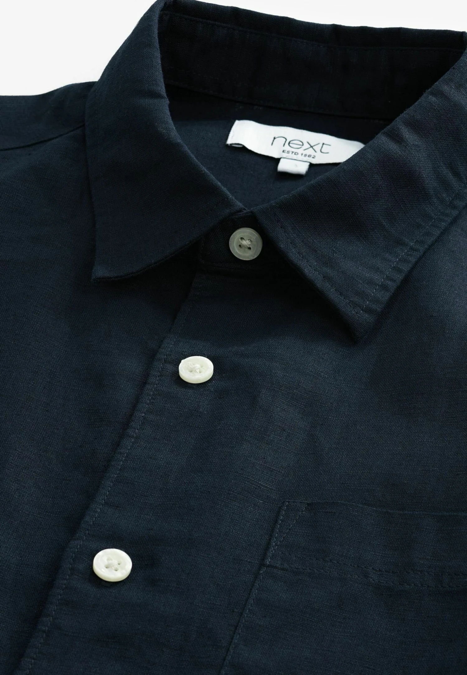 Next Short Sleeve - Overhemd - Navy 7 Next Short Sleeve - Overhemd - Navy - Afbeelding 5