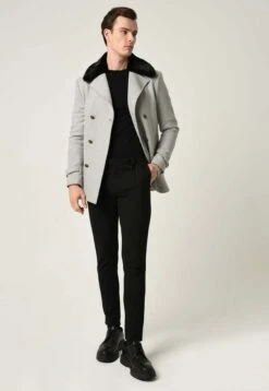 Halflange Jas - Light Grey -Jack and Jones Verkoopwinkel 1ccd545366bd49f3af2355116d637222