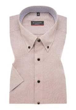 Eterna Unifarbenes Oxford Kurzarm Modern Fit - Overhemd - Beige -Jack and Jones Verkoopwinkel 1d352d1b55444100a5dfcf7a8241fec4