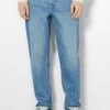 BERSHKA Vintage - Straight Leg Jeans - Light-Blue Denim