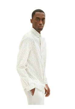 Tom Tailor Gemustertes - Overhemd - Off White Geometric Design 11 Tom Tailor Gemustertes - Overhemd - Off White Geometric Design -Jack and Jones Verkoopwinkel 1e07cc5a5fec4195beb4a9882ffdc1fb