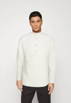 JACK&JONES Premium Jprblasummer Half Placket L/S Sn - Overhemd - Sand/Slim Fit