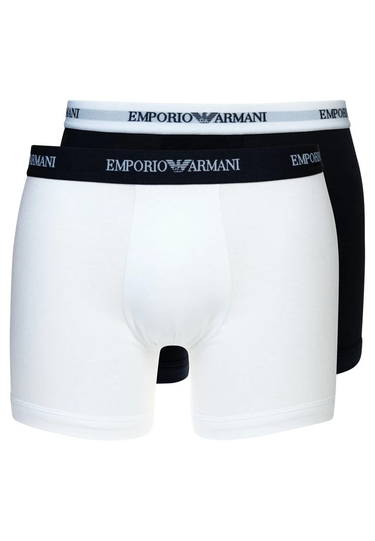 Emporio Armani 2 Pack - Ondergoedset - White/Blue 3 Emporio Armani 2 Pack - Ondergoedset - White/Blue
