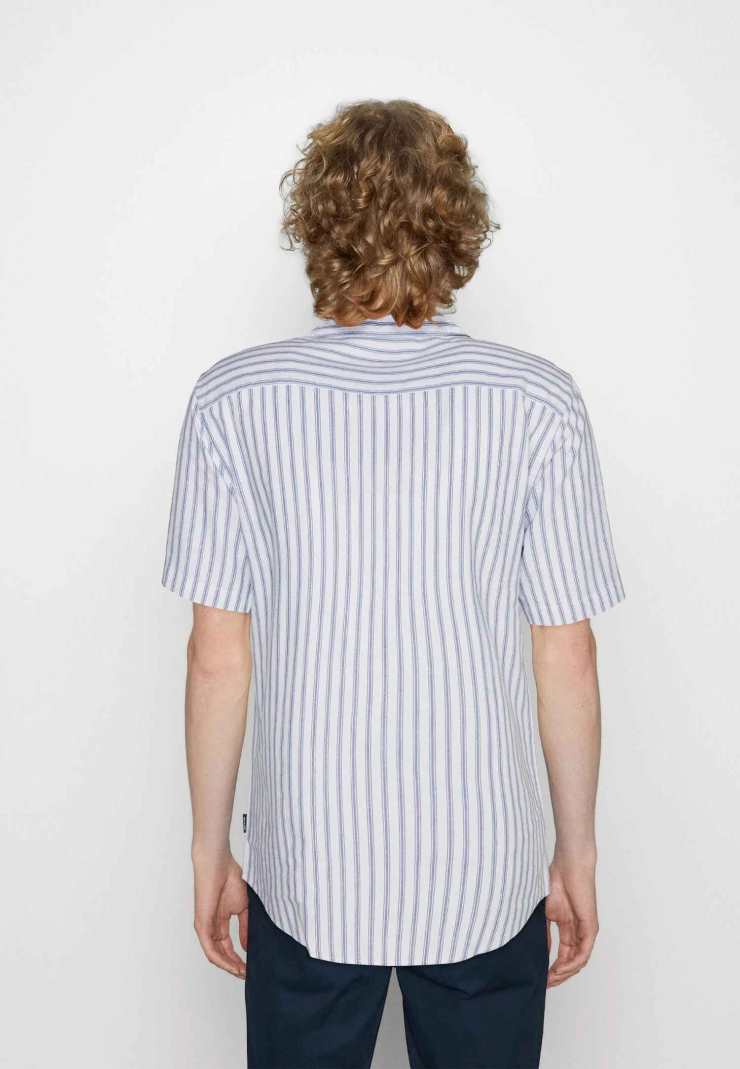 Only & Sons Onsalvaro Resort Stripe - Overhemd - Dress Blues 5 Only & Sons Onsalvaro Resort Stripe - Overhemd - Dress Blues - Afbeelding 3