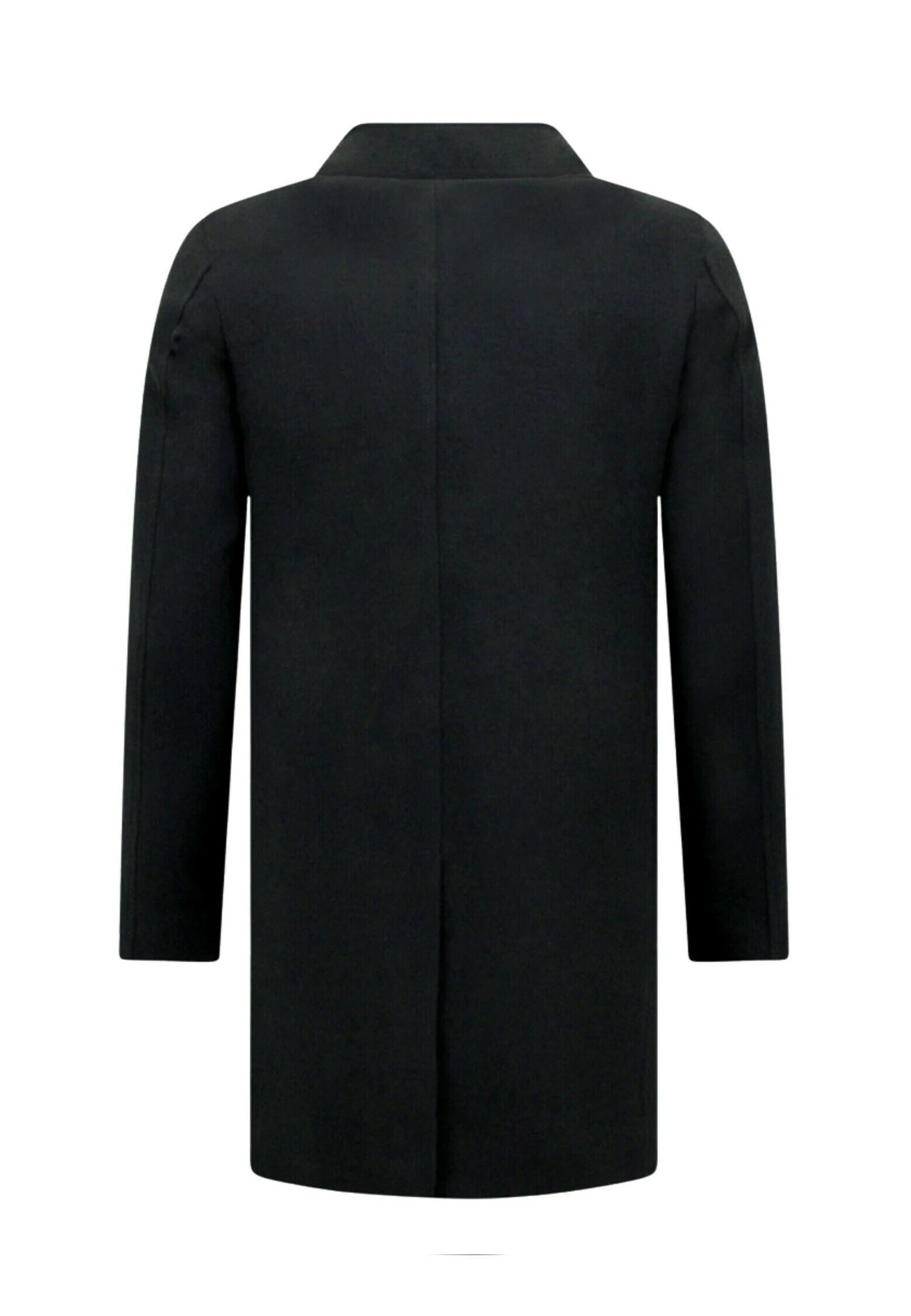 Klassieke Lange Qq 8758 - Winterjas - Zwart 4 Klassieke Lange Qq 8758 - Winterjas - Zwart - Afbeelding 2