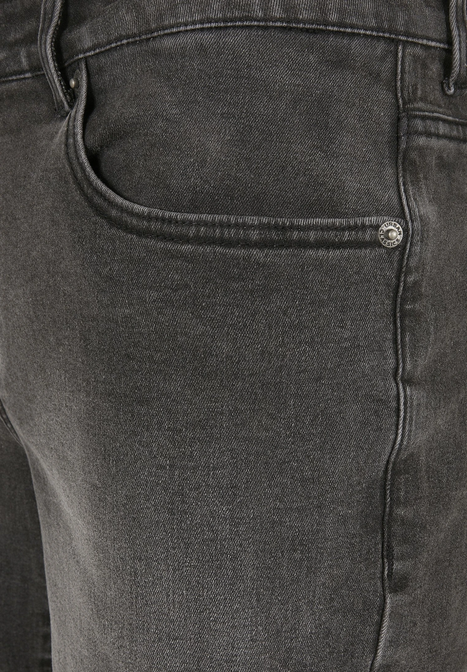 URBAN CLASSICS Relaxed Fit Jeans Shorts - Jeansshort - Real Black Washed 7 URBAN CLASSICS Relaxed Fit Jeans Shorts - Jeansshort - Real Black Washed - Afbeelding 5