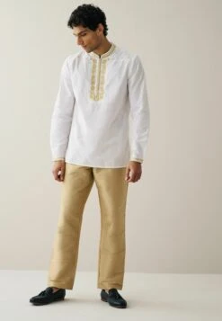 Next Kurta With Drawstring Waist - Broek - Stone Natural -Jack and Jones Verkoopwinkel 20cfbaeb41e24cdd9f5705349f925cdf