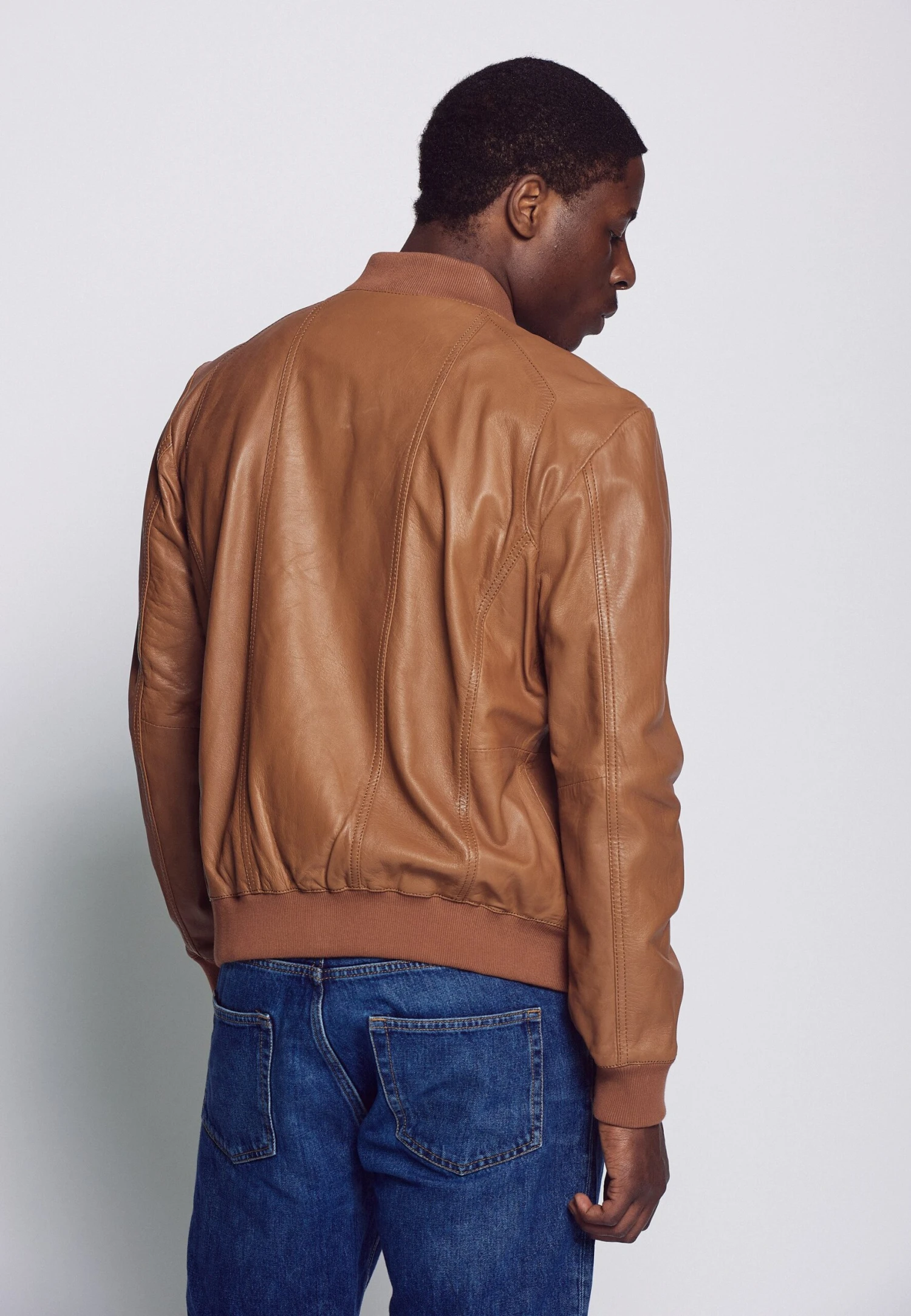 Leren Jas - Cognac 4 Leren Jas - Cognac - Afbeelding 2