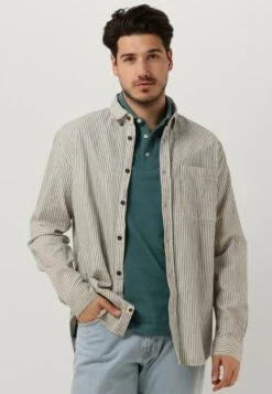 Anerkjendt Akkonrad L/S Stripe- Overhemd - Zand