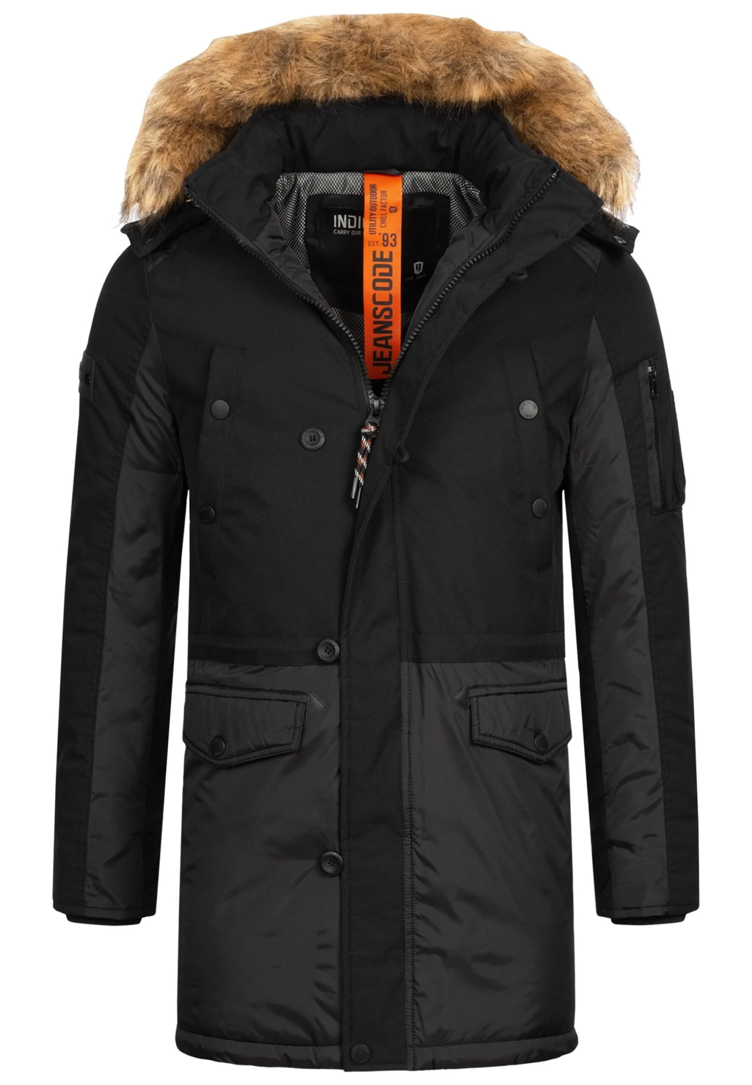 Indicode Jeans Jarl - Winterjas - Black 8 Indicode Jeans Jarl - Winterjas - Black - Afbeelding 6